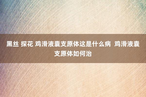 黑丝 探花 鸡滑液囊支原体这是什么病  鸡滑液囊支原体如何治